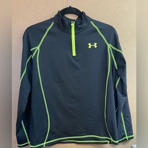 Boys Under Amour Cold Gear Dri-Fit 1/4 Zipper Hoodie